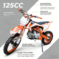 Moto tout-terrain de haute qualité à essence 125cc 140cc 150cc, 4 temps, avec roues 17/14, mini moto cross avec certification CE
