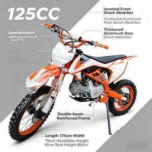 Motocicleta Todoterreno de Alta Calidad con Motor de Gasolina de 17/14 Ruedas, 125cc, 140cc, 150cc, <span class=keywords><strong>190cc</strong></span>, 4 Tiempos, <span class=keywords><strong>Mini</strong></span> Motocross con Certificación CE - Product Image 4
