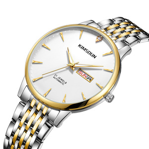 Montre pour hommes populaire étanche lumineuse double calendrier montre-bracelet en acier inoxydable Style d'affaires et décontracté - Product Image 2