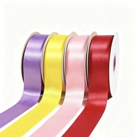 Ruban de satin simple face 25 mm pour cadeaux de luxe DIY – Vente en gros compétitive