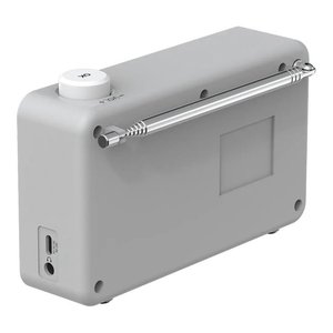 Radio portable Kenwood DAB+ FM Bluetooth 3W Blanc Argent Affichage numérique - Product Image 5