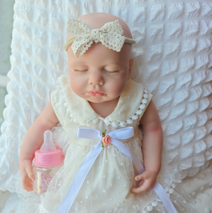 من المصنع مباشرة دمى سيليكون كاملة الجسم 18 بوصة صلبة تولد من جديد ، دمى أطفال مصنوعة يدويًا مقاومة للماء للفتيات - Product Image 5