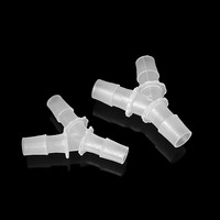 Raccord de tuyau d'air miniature Chang En 3/8 pouces 9,5 mm en forme de Y, connecteur à 3 voies, douille lisse, connecteur de tube en polypropylène PP