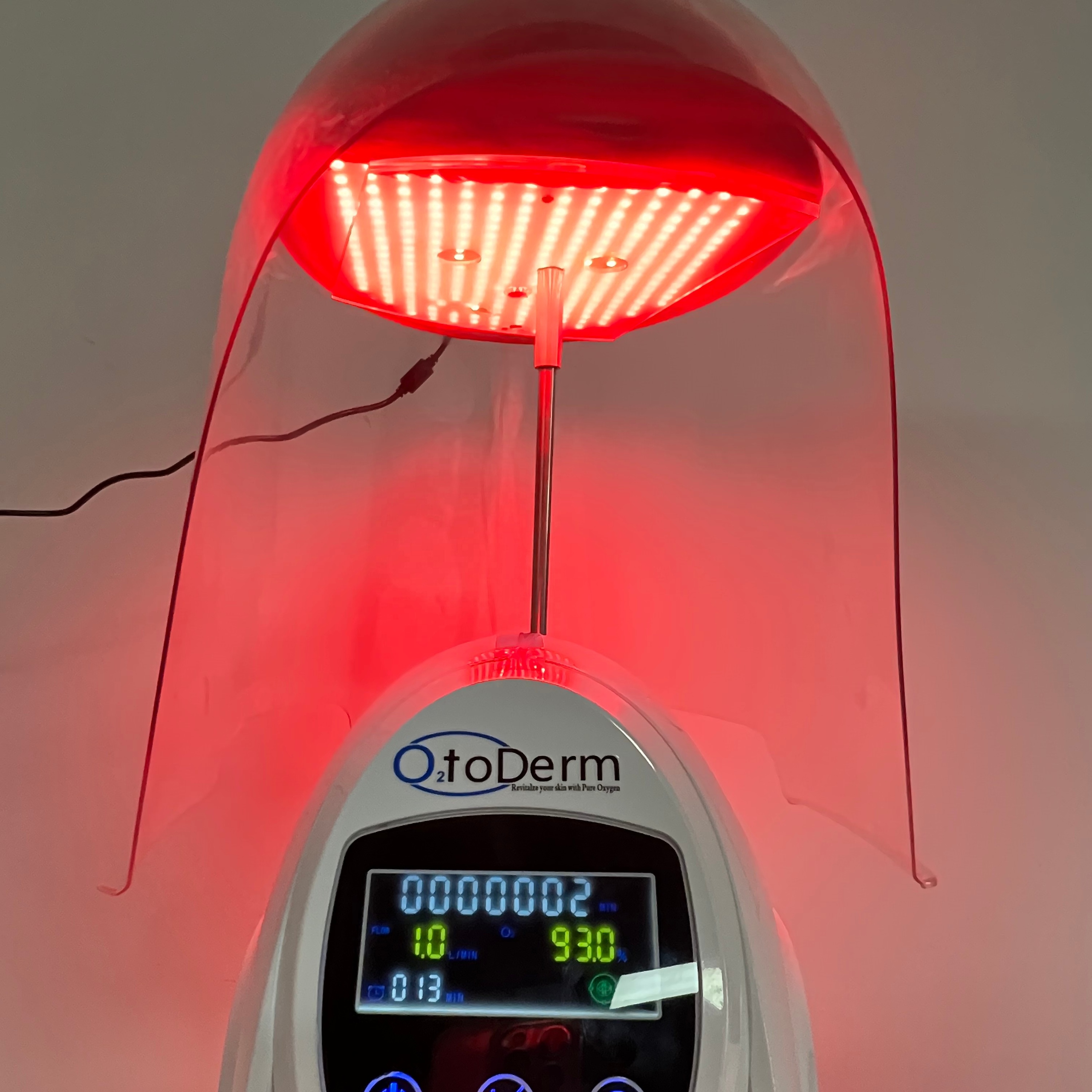 Новейшая Корейская Кислородная Маска O2derm от O2 до Derm, кислородная маска для лица, купольная терапия, кислородная инфузионная машина для лица с куполом O2toderm