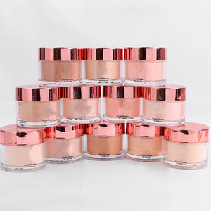 Frascos esmerilados de polvo acrílico personalizados profesionales <span class=keywords><strong>con</strong></span> tapas doradas, plateadas, <span class=keywords><strong>negras</strong></span> y rosas, accesorios <span class=keywords><strong>con</strong></span> logotipo de Strength Factories Nail - Product Image 2