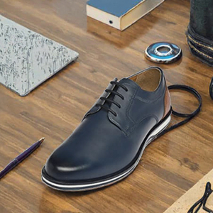 Chaussures de mariage pour hommes en cuir véritable style italien, à boucle, faites à la main, mocassins et chaussures Oxford de ville - Product Image 1