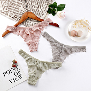Perizoma Floreale Ricamato per Ragazze, Intimo Sexy in Pizzo per Donne, G-String - Product Image 4