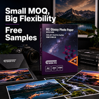 Papier photo brillant RC pour imprimante jet d'encre, fournisseur de papier photo professionnel pour laboratoires photo, feuilles 4R, impression photo professionnelle, papier photo RC