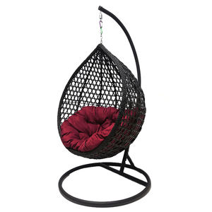 Rattan <strong>UK</strong> Swing <strong>Egg</strong> <strong>Chair</strong> Hanging Patio <strong>Garden</strong> Outdoor Furniture <strong>Chair</strong> Double Seated Cushion - Product Image 3