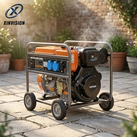 Moteur diesel haute puissance 188F 456cc 12HP refroidi par air 4 temps pour générateur 6KW 8KW et pompe à eau haute pression 4 pouces