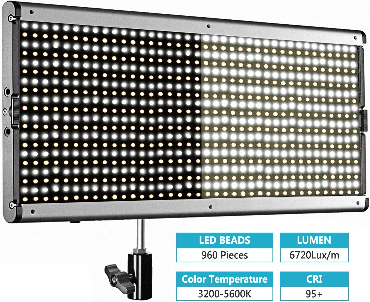 NEEWER NL960 50w LEDライト Neewer NL960調光可能な2色LEDプロフェッショナルビデオライト
