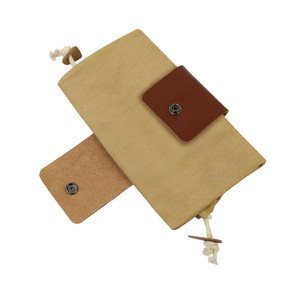 Bolsa de Cintura para Camping, Multifuncional, para Almacenamiento de Herramientas, para Actividades al Aire Libre, de Cuero Genuino, Color Caqui Marrón, Verde Militar - Product Image 3