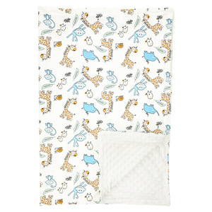 Venta al por mayor de invierno de doble capa polar Minky Dot manta envoltura bebé sostener edredón cubierta recién nacido bebé Swaddle niños comodidad Manta - Product Image 5