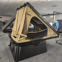 Carpa de Techo Impermeable Portátil Ligera y Versátil para las Cuatro Estaciones, Fácil de Instalar, para Camionetas 4x4 Todoterreno, de Aluminio