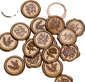 Pegatinas de <span class=keywords><strong>sello</strong></span> de cera con <span class=keywords><strong>iniciales</strong></span> personalizadas, Material de resina autoadhesivo de lujo, <span class=keywords><strong>sello</strong></span> de vacaciones de boda para tarjetas de felicitación y uso de botellas - Product Image 6