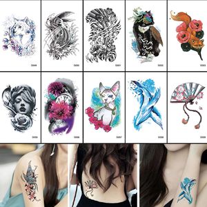 Pegatinas de tatuaje no tóxicas negras o de colores, tatuajes temporales de un solo uso, pegatinas de tatuaje impermeables personalizadas y sexys - Product Image 3