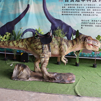 Robot animatronique dinosaure motorisé électrique à monnayeur pour centre commercial