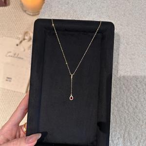 Collar de Plata de Ley S925 con Ojo de Gato y Circonita, Diseño Retro Francés de Otoño Invierno, Lujo Medieval, Oro como Material Principal - Product Image 2