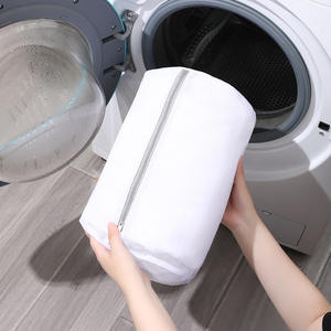 غسالة منزلية منظم ملابس مستطيل مربع اسطواني سحاب كيس غسيل للأحذية والملابس والملابس والملابس - Product Image 6