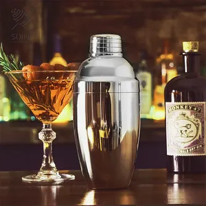 Tùy chỉnh kích thước cũng đánh bóng sáng bề mặt Rose Gold Cocktail Shaker