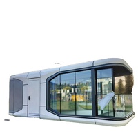 Maisons modulaires préfabriquées, maison en aluminium, capsule, produits à succès à des prix raisonnables, maison capsule spatiale de luxe