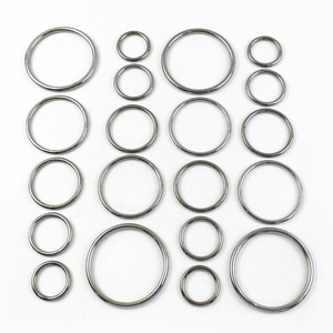 MeeTee XP109 15-100mm joints toriques en <span class=keywords><strong>acier</strong></span> inoxydable sans couture pour sac à main boucles de fermoir accessoires de quincaillerie boucle de joint torique en laiton massif - Product Image 5