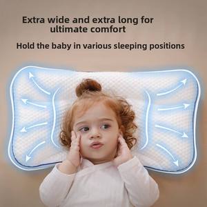 <span class=keywords><strong>Cuscino</strong></span> Rinfrescante per <span class=keywords><strong>Bambini</strong></span> Traspirante, <span class=keywords><strong>Cuscino</strong></span> per il Collo per <span class=keywords><strong>Bambini</strong></span> per Tutte le Stagioni, <span class=keywords><strong>Cuscino</strong></span> per Asilo Nido per <span class=keywords><strong>Bambini</strong></span> da 1-3 Anni, Biancheria da Letto per <span class=keywords><strong>Bambini</strong></span> - Product Image 1