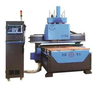 Baoshan Kayu 4 Axis CNC Router Bahan Mesin Pemotong