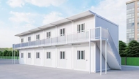 Maison préfabriquée isolée en kit pour l'hébergement des travailleurs