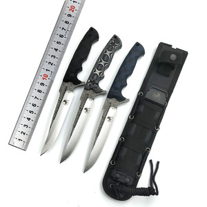Nouveau <span class=keywords><strong>couteau</strong></span> droit en acier D2 de haute qualité <span class=keywords><strong>couteau</strong></span> multifonctionnel de survie de camping en plein air - Product Image 2