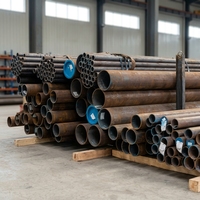 Tuyau en acier sans soudure ASTM A106 Gr.C 21,3-219 mm pour service haute température et haute pression