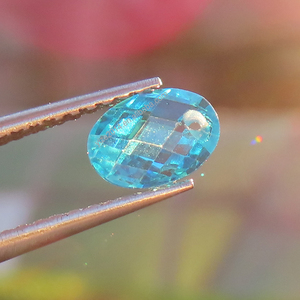 椭圆形棋盘格切割立方氧化锆用于珠宝制作椭圆形Briolette切割多色宽松宝石购买散装 - Product Image 5