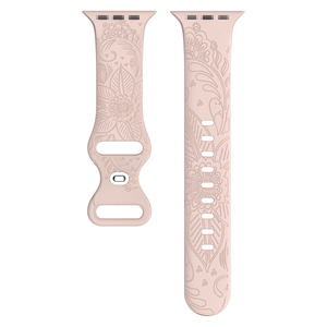 HMJ correa de reloj de silicona grabada con láser al por mayor para <span class=keywords><strong>Apple</strong></span> <span class=keywords><strong>Watch</strong></span> 1/2/3/4/5/6/7/8/<span class=keywords><strong>se</strong></span> - Product Image 1