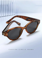GJ KG2525 2025 Mode européenne et américaine Cat-Eye New TR90 TAC Lunettes de soleil polarisées Gold Light Weight TAC Lunettes de soleil pour femmes