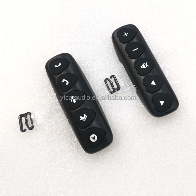 Universal 10-Button Wireless Steering Wheel Remote Control for Car Stereo Radio DVD GPS Navigation 1 Year Warranty