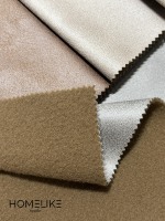 Tissu technique 100% polyester, aspect cuir, effet daim vieilli, velours, pour ameublement de salon, canapé