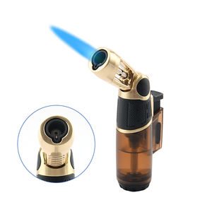 Nouvel arrivage Briquet personnalisé environnemental Technique d'injection haute pression Briquet torche puissant pour camping BBQ - Product Image 3