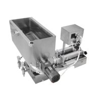 Machine de remplissage de pâte semi-automatique, machine de mélange de remplissage de pâte liquide pneumatique à trémie de 80l