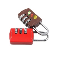 XMM-8019 serrures à combinaison à 3 chiffres pour casiers cadenas antirouille serrures en alliage de Zinc cadenas étanche extérieur