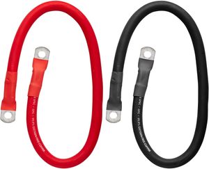 Câble <span class=keywords><strong>de</strong></span> batterie en cuivre <span class=keywords><strong>de</strong></span> <span class=keywords><strong>calibre</strong></span> 1/0 AWG 0 avec prise - Product Image 2