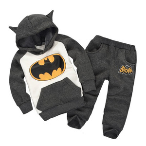 Ensemble de vêtements en polaire unisexe, sweat-shirt, pull-over, survêtement, 2 pièces, sweat-shirts à capuche, pantalons, vêtements pour enfants, bébés, garçons - Product Image 2