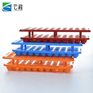 Soporte para tubos de centrífuga Yuncheng 50 Well, de plástico multicolor, para tubos de ensayo de laboratorio, para tubos EP de 5, 10 y 15 ml - Product Image 2