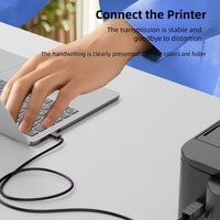 USB-B 3.0 5Gbps profesional Transmisi Data adaptor USB-B pengisian cepat ke konverter tipe-c konektor Printer kotak HDD