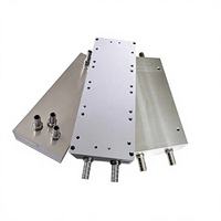 Refroidisseur d'eau industriel en aluminium à plaque froide liquide, dissipateur thermique pour serveur haute puissance