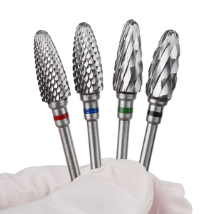 Yaqin Professional Large Cone <strong>Bits</strong> Silver Coating Efficient Gel Removal New Style Carbide Nail Drill <strong>Bits</strong> Wholesale - Product Image 5