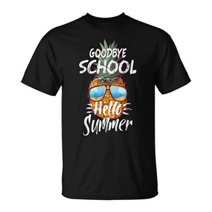 Adieu l'école, bonjour l'été ! T-shirt Ananas « Dernier Jour d'École » pour Usage Promotionnel - Product Image 2