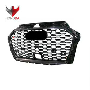 Grille avant <span class=keywords><strong>de</strong></span> Style nid d'abeille avec ACC pour <span class=keywords><strong>Audi</strong></span> <span class=keywords><strong>A3</strong></span> 2017 2018 2019 2020 mise à niveau calandre en maille <span class=keywords><strong>Audi</strong></span> RS3 - Product Image 2