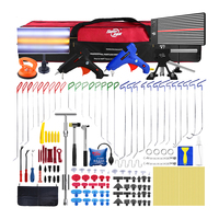 Kit d'outils PDR pour la réparation des bosses de grêle sur les voitures, tige de réparation des bosses, crochet, planche de ligne PDR, outil de réparation des bosses sans douleur, extracteur de bosses