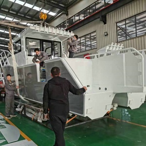 Catamarán de aluminio pequeño, barco a motor, yate en venta, catamarán de crucero - Product Image 1