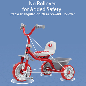 Vendita calda moderna per bambini divertente giro triciclo <span class=keywords><strong>bici</strong></span> 3 ruote giocattoli in metallo triciclo per bambini 2-4 anni bambino - Product Image 3